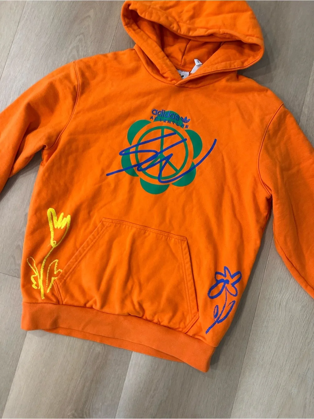 adidas vibrant orange